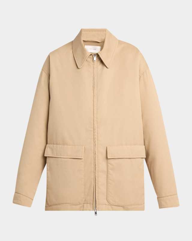 Aurelius Cotton-Cashmere Zip Jacket